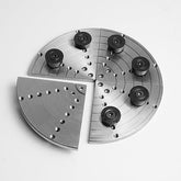 CK-2.75Z-FJ8 8" Flat Jaws with 8pcs Taper Plug Screws for BMWOOD CK-2.75" Series Woodlathe Chuck, Woodturning Tools.